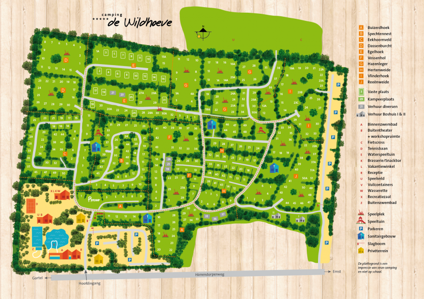 De Wildhoeve Lageplan