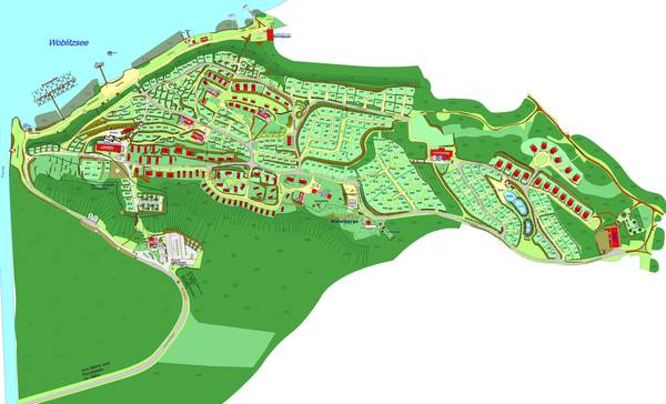 Camping- und Ferienpark Havelberge - Lageplan